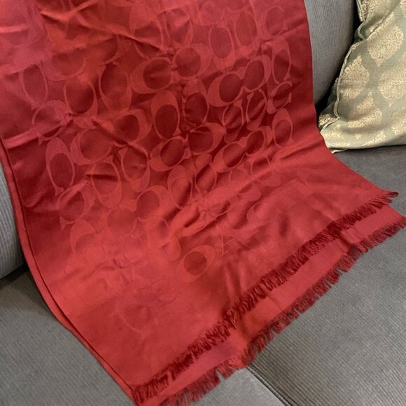 Coach Scarf Signature Stole - Picture 1 of 2